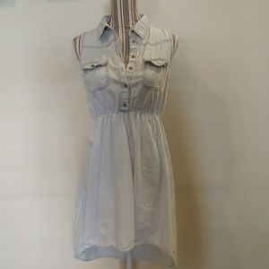 Forever 21 Tank Chambray Shirtdress